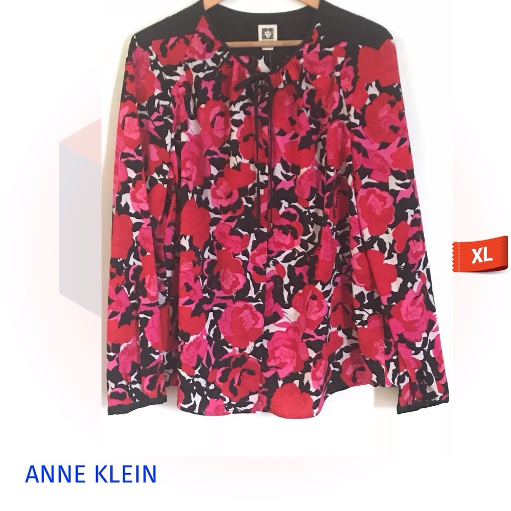 Anne Klein Floral Shirt